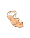 Elegante sandalen met kraaltjes - Bakkermode.nl