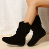 Gezellige enkellaarsjes - stijlvolle dames suède slouchy boots