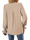Blouse - verfijnde blouse met lange mouwen voor dames