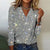 V-hals pullover - sprankelend dames top met lange mouwen