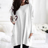 Lange tuniek met zakken - comfortabele dames oversized top - Bakkermode.nl