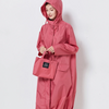 Waterdichte regenjas - lange damesjacket met capuchon