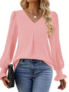 Blouse - verfijnde blouse met lange mouwen voor dames