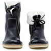 Dames winterlaarzen - vintage leren enkellaarsjes met warme voering - Bakkermode.nl