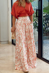 2-delige dames bloemen maxi rok en top set - luchtige zomer casual outfit