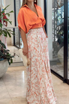 2-delige dames bloemen maxi rok en top set - luchtige zomer casual outfit