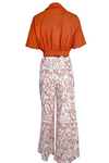 2-delige dames bloemen maxi rok en top set - luchtige zomer casual outfit