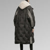 Gewatteerde oversized damesjas - winterjas met lange pasvorm - Bakkermode.nl