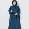 Waterdichte regenjas - lange damesjacket met capuchon