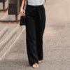Dames wijde pijpen broek - luchtige linnen stijl voor everyday chic
