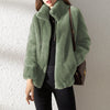Faux fur jas - gezellige dames zip-up outerwear - Bakkermode.nl