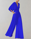 Brede-pijpen jumpsuit - stijlvol damesoutfit voor speciale gelegenheden