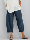 Dames linnen broeken relaxed fit casual draagcomfort - lichtgewicht ademende broeken voor zomerse uitjes