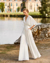 Brede-pijpen jumpsuit - stijlvol damesoutfit voor speciale gelegenheden