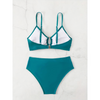 2-delige dames zwemkleding hoogzit bikini set - elegante strandoutfit