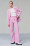 2-delige dames tailored suit blazer en broek set - stijlvolle kantooroutfit