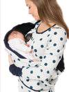 Maternity hoodie - trendy dames zwangerschaps sweatshirt met zak - Bakkermode.nl