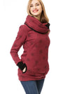 Maternity hoodie - trendy dames zwangerschaps sweatshirt met zak - Bakkermode.nl