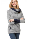 Maternity hoodie - trendy dames zwangerschaps sweatshirt met zak - Bakkermode.nl