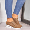 Dames wedge sneakers - ademende orthopedische schoenen voor een fijne fit