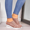 Dames wedge sneakers - ademende orthopedische schoenen voor een fijne fit