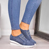 Dames wedge sneakers - ademende orthopedische schoenen voor een fijne fit