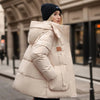 Gevoerde winterjas - stijlvolle damesouterwear met praktische details
