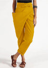 Damesbroek asymmetrische hoge taille katoen harem pants - trendy casual mode voor moderne vrouwen