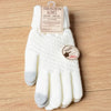 Touchscreen gebreide handschoenen - dames winterhandschoenen voor smartphonegebruik - Bakkermode.nl