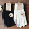 Touchscreen gebreide handschoenen - dames winterhandschoenen voor smartphonegebruik - Bakkermode.nl