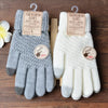 Touchscreen gebreide handschoenen - dames winterhandschoenen voor smartphonegebruik - Bakkermode.nl