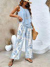 2-delige set voor de zomer - stijlvolle dames top en wijde broek