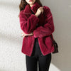 Faux fur jas - gezellige dames zip-up outerwear - Bakkermode.nl
