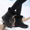 Waterdichte snowboots - geïsoleerde dames winterlaarzen in zwart - Bakkermode.nl