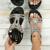 Dames elegante sandalen met florale kraaldetails - modieuze en gezellige schoenen voor warm weer