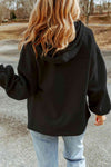 Fleece hoodie - casual dames jack met rits en borstzakken - Bakkermode.nl