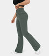Dames casual hoge taille cargo broek met knoopszakken - stijlvol en functioneel voor elke dag