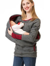Maternity hoodie - trendy dames zwangerschaps sweatshirt met zak - Bakkermode.nl