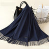 Kasjmieren winterash shawl - luxe dameswrap - Bakkermode.nl