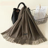 Kasjmieren winterash shawl - luxe dameswrap - Bakkermode.nl