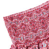 Dames rimpel minirok - bohemian print met gathered tailleband