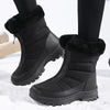 Waterdichte snowboots - geïsoleerde dames winterlaarzen in zwart - Bakkermode.nl