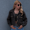 Corduroy jas - trendy oversized shirtjas voor dames