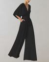 Brede-pijpen jumpsuit - stijlvol damesoutfit voor speciale gelegenheden