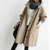 Dames trenchcoat - stijlvolle lange waterdichte damesjas