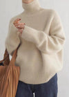Dames turtleneck trui - zachte breisels voor casual uitjes