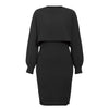 3-delige gebreide set - elegante gebreide mouwloze jurk met sweater voor herfst en winter - Bakkermode.nl