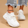 Sneakers - stijlvolle gebreide dames schoenen voor cozy vibes en ondersteuning