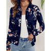 Dames bloemen bomberjack - luchtige en stijlvolle zip-up buitenjas