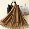 Kasjmieren winterash shawl - luxe dameswrap - Bakkermode.nl